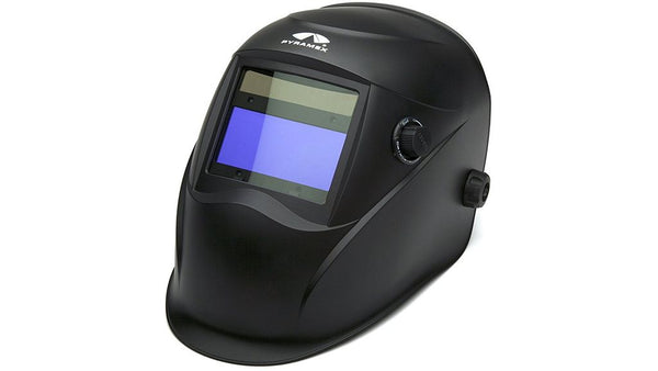 Pyramex Safety WHAM1020MB Autodarkening Welding Helmet - Manual 100x45mm Matte Black